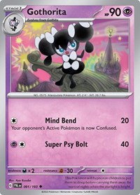 Gothorita 091/193 · Reverse Holo