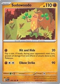 Sudowoodo 109/193 · Reverse Holo