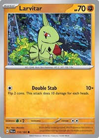 Larvitar 110/193 · Reverse Holo