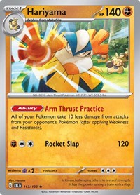 Hariyama 113/193 · Reverse Holo