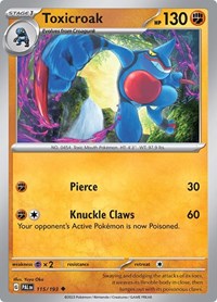 Toxicroak 115/193 · Reverse Holo