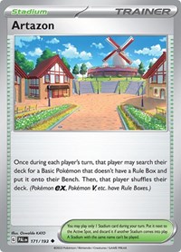 Artazon 171/193 Paldea Evolved Reverse Holo Pokémon card