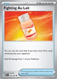 Fighting Au Lait 181/193 Paldea Evolved Reverse Holo Pokémon card