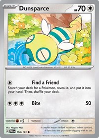 Dunsparce 156/193 · Reverse Holo