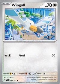 Wingull 158/193 · Reverse Holo