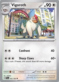 Vigoroth 161/193 · Reverse Holo