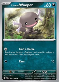 Paldean Wooper 128/193 · Reverse Holo