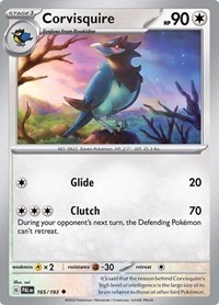 Corvisquire 165/193 · Reverse Holo