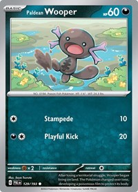 Paldean Wooper 129/193 · Reverse Holo