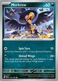 Murkrow 131/193 · Reverse Holo