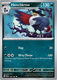 Honchkrow 132/193 · Reverse Holo