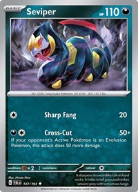 Seviper 137/193 · Reverse Holo