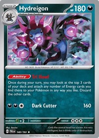 Hydreigon 140/193 · Reverse Holo