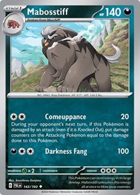 Mabosstiff 143/193 · Reverse Holo