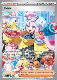 Iono 269/193 Paldea Evolved Pokémon card