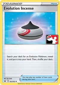Evolution Incense 163/202 Prize Pack Series Cards Pokémon card