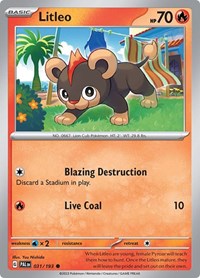 Litleo 031/193 · Reverse Holo