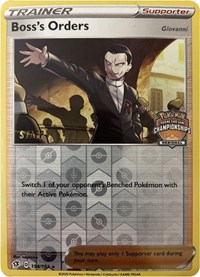 Boss's Orders (Regional Championships) [Staff] 154/192 League & Championship Cards Reverse Holo Pokémon card