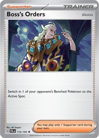 Boss's Orders 172/193 Deck Exclusives Pokémon card