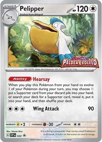Pelipper (Prerelease) 022