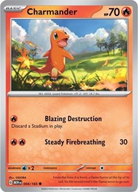 Charmander 004/165 · Reverse Holo