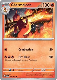 Charmeleon 005/165 · Reverse Holo