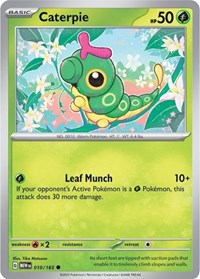 Caterpie 010/165 · Reverse Holo