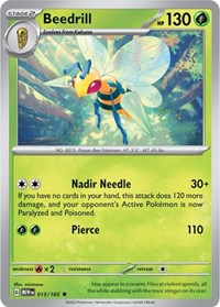 Beedrill 015/165 · Reverse Holo