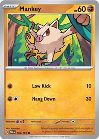 Mankey (Cosmos Holo) 106/193