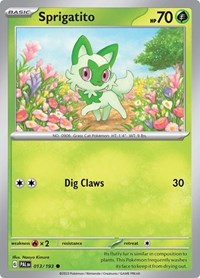 Sprigatito (Summer 2023 Collector Chest) 013/193