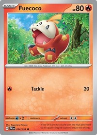 Fuecoco (Summer 2023 Collector Chest) 034/193