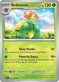 Bellossom 003/197 · Reverse Holo