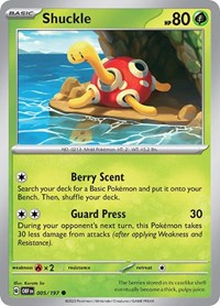 Shuckle 005/197 · Reverse Holo