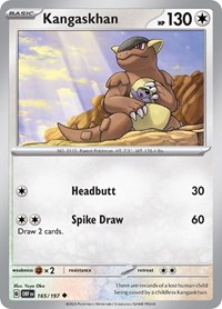 Kangaskhan 165/197 · Reverse Holo