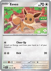 Eevee 166/197 · Reverse Holo