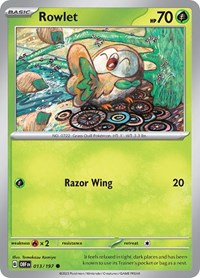 Rowlet 013/197 · Reverse Holo