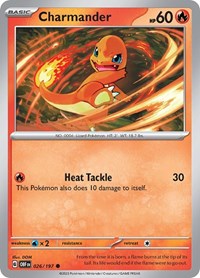 Charmander 026/197 · Reverse Holo