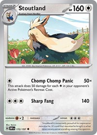 Stoutland 172/197 · Reverse Holo