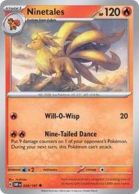 Ninetales 029/197 · Reverse Holo