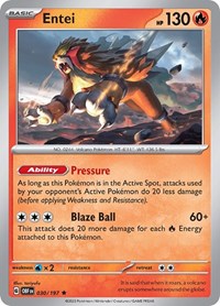 Entei 030/197 · Reverse Holo