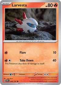 Larvesta 040/197 · Reverse Holo