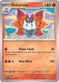 Volcarona 041/197 · Reverse Holo