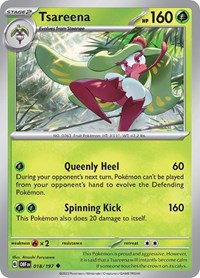 Tsareena 018/197 · Reverse Holo