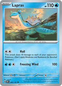 Lapras 045/197 · Reverse Holo
