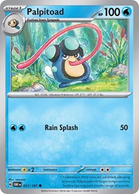 Palpitoad 051/197 · Reverse Holo