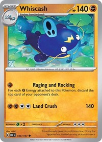 Whiscash 109/197 · Reverse Holo
