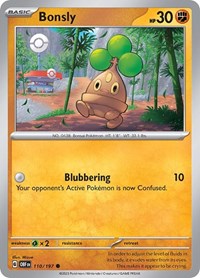 Bonsly 110/197 · Reverse Holo