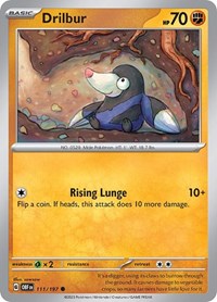 Drilbur 111/197 · Reverse Holo