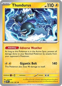 Thundurus 070/197 · Reverse Holo