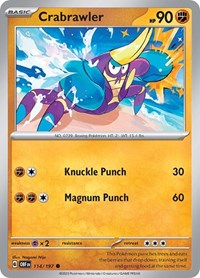 Crabrawler 114/197 · Reverse Holo